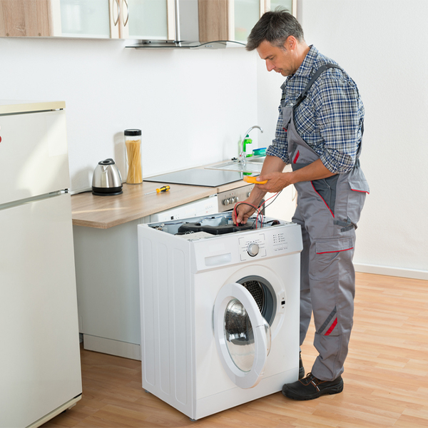 can you walk me through the steps of troubleshooting my washer issue in Abbott TX